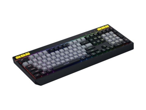 Klawiatura dla graczy Hator Icefall czarna membranowa (klawisze czarno-szare)