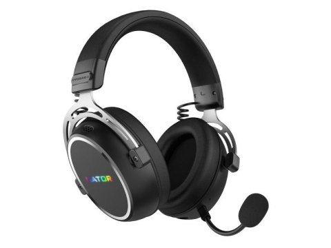 Słuchawki dla graczy Hator HYPERGANG 3 Wireless bezprzewodowe czarne