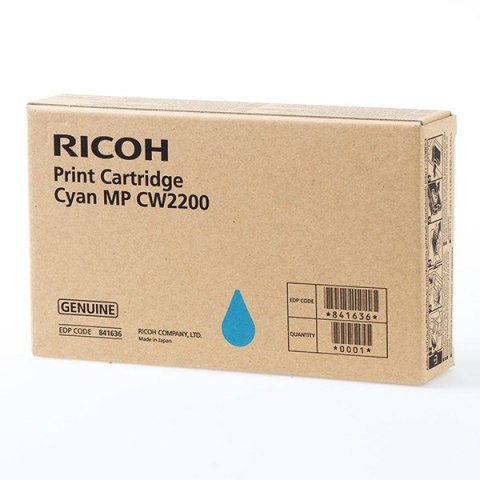 Ricoh oryginalny ink / tusz 841636, 841640, cyan, Ricoh MPC W2200SP, MP CW2201