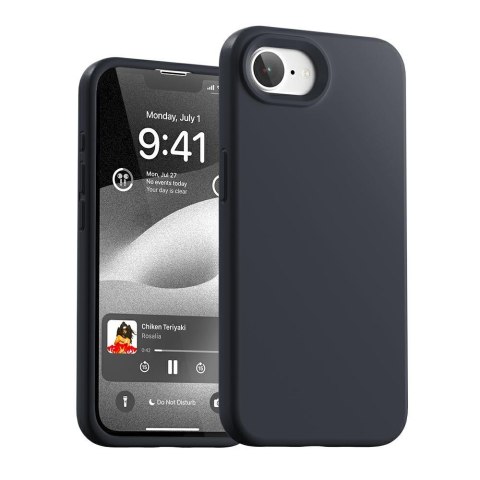 Etui Mercury Silicone do iPhone 16e granatowy