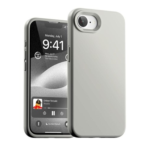 Etui Mercury Silicone do iPhone 16e kamienny