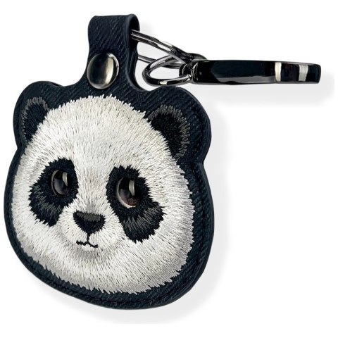 Etui na lokalizator / brelok Nimmy Big Eyed Pet 2.0 Panda czarny
