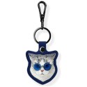 Etui na lokalizator / brelok Nimmy Glasses Cool Cat niebieski