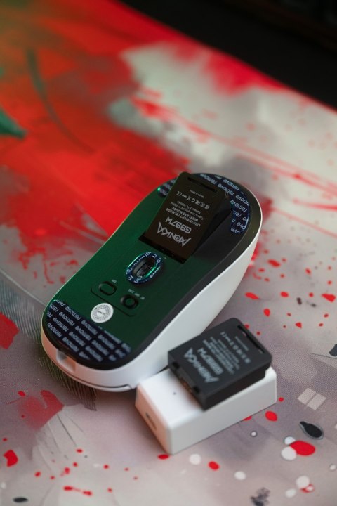 Mysz Marvo MONKA PRIME, biała, optyczna, 26000DPI, Tri-Mode