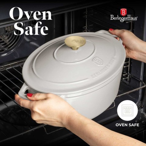 EMALIOWANA BRYTFANNA ŻELIWNA 30cm BERLINGER HAUS BH-6540 SAHARA