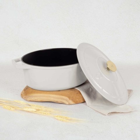 EMALIOWANA BRYTFANNA ŻELIWNA 30cm BERLINGER HAUS BH-6540 SAHARA