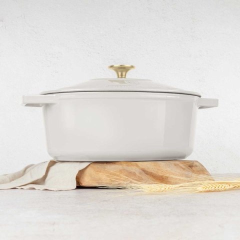 EMALIOWANA BRYTFANNA ŻELIWNA 30cm BERLINGER HAUS BH-6540 SAHARA