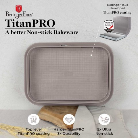 FORMA TYTANOWA 39x27cm BERLINGER HAUS BH-7943 TAUPE