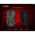 Marvo Mysz M359, 3200DPI, optyczna, 7kl., 1 scroll, przewodowa USB, czarna, do gry