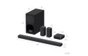 Sony | HT-S40R 5.1-kanałowy soundbar do kina domowego z bezprzewodowymi głośnikami tylnymi | Port USB | Bluetooth | Czarny | Nie