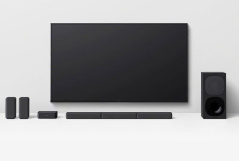 Sony | HT-S40R 5.1-kanałowy soundbar do kina domowego z bezprzewodowymi głośnikami tylnymi | Port USB | Bluetooth | Czarny | Nie