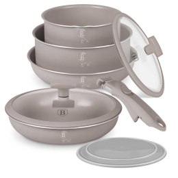 ZESTAW GARNKÓW TYTANOWYCH 9 ELEM. BERLINGER HAUS BH-8255 TAUPE