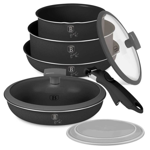 ZESTAW GARNKÓW TYTANOWYCH 9 ELEM. BERLINGER HAUS BH-8256 ANTRACITE