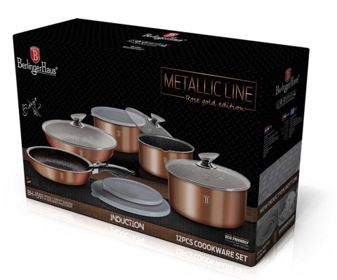 Zestaw garnków granitowych Click&Cook Berlinger Haus BH-1591