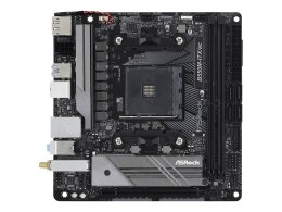 ASRock B550M-ITX/AC | Processor family AMD | Processor socket AM4 | DDR4 | Supported hard disk drive interfaces SATA, M.2 | Numb