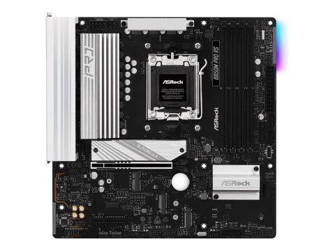 ASRock B850M PRO RS | Processor family AMD | Processor socket AM5 | DDR5 | Supported hard disk drive interfaces SATA, M.2 | Numb