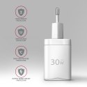 AXAGON Sil wallcharger 1x port USB-C, PD3.0 /PPS/QC4+/SFC/AFC/Apple, 30w | ACU-PD30W