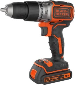 BLACK & DECKER 18V Drill Driver with 2x2.0 Ah Batteries | BCD383D2XK-QW
