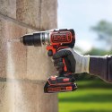 BLACK & DECKER 18V Drill Driver with 2x2.0 Ah Batteries | BCD383D2XK-QW