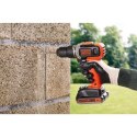 BLACK & DECKER | Cordless Drill/Driver with 2.0 Ah/4.0 Ah Battery | BCD003MEM2K-QW | 18 V | 2.0/4.0 Ah | Lithium