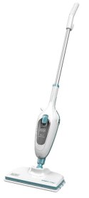 BLACK & DECKER | Steam mop | FSMH13E10-QS | Power 1300 W | Water tank capacity 0.38 L | White/Blue
