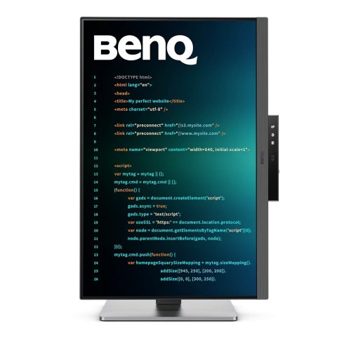 Benq RD240Q 24,1" 2560x1600 LED 16:10 IPS Monitor do programowania ciemnoszary/HDMI, DP, USB | Benq