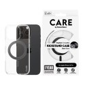 CARE by PanzerGlass Feature Case Transparent w. Black Kickstand & MagSafe iPhone 16 Pro | CARE