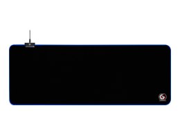 Cablexpert Gaming mouse pad with LED light effect, Large-size | MP-GAMELED-L | Mouse pad | 300 x 800 x 4 mm | Black
