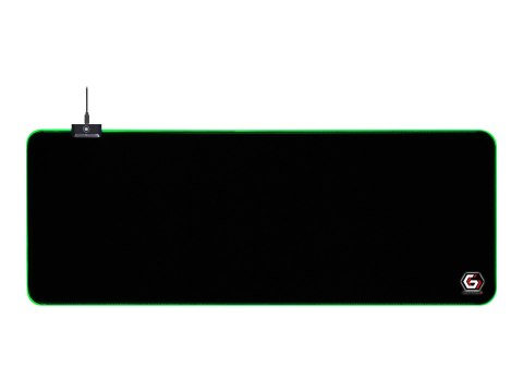Cablexpert Gaming mouse pad with LED light effect, Large-size | MP-GAMELED-L | Mouse pad | 300 x 800 x 4 mm | Black