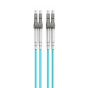 Cablexpert Multimode Duplex OM4 50/125 Fiber Optic Cable | CFO-MDOM4-LC/LC-1M | Blue | 1 m
