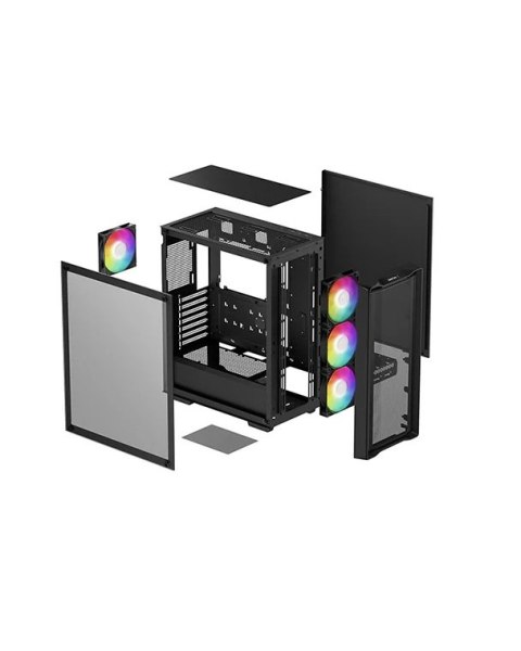 Deepcool CC560 MESH V2 | Black | Mid Tower | Power supply included No | ATX PS2