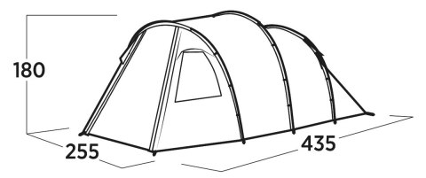 Easy Camp Hidra 5 Tunnel Tent for 5 persons, Green | Easy Camp