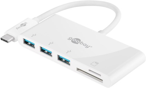 Goobay USB-C Multiport Adapter to 3x USB-A, Cardreader | 40759