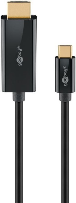 Goobay USB-C to HDMI Cable 4K at 60 Hz, 1 m | 75696