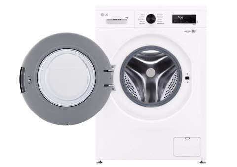 LG Washing Machine | F4X1008NWK | Energy efficiency class A | Front loading | Washing capacity 8 kg | 1350 RPM | Depth 56 cm | W