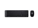 Logitech | Combo Wireless Keyboard and Mouse | MK220 | Keyboard and Mouse | Wireless | Mouse included | US | Black | N/A