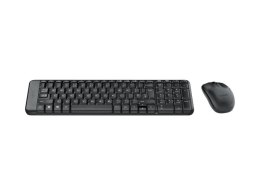 Logitech | Combo Wireless Keyboard and Mouse | MK220 | Keyboard and Mouse | Wireless | Mouse included | US | Black | N/A