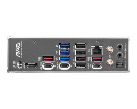 MSI MAG X870E TOMAHAWK WIFI | Processor family AMD | Processor socket AM5 | DDR5 | Supported hard disk drive interfaces SATA, M.