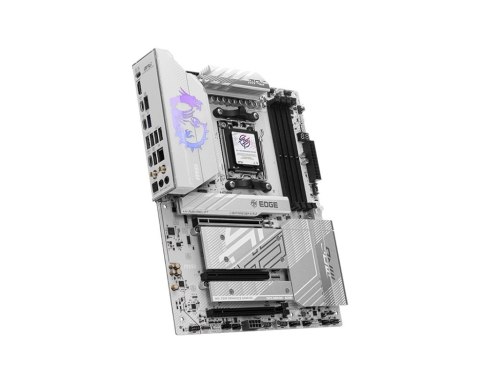 MSI MPG B850 EDGE TI WIFI | Processor family AMD | Processor socket AM5 | DDR5 | Supported hard disk drive interfaces SATA, M.2 