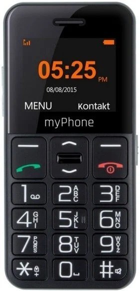 MyPhone Halo Easy | Black | 1.77 " | TFT | 24 MB | 32 MB | Single SIM | Bluetooth | Main camera resolution 0.3 MP | 1000 mAh