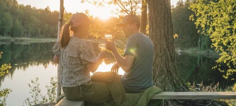 Outwell Earth 2 Two Room Tunnel Tent for 2 Persons, Green | Outwell