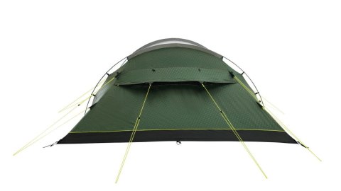 Outwell Earth 4 Plus Four Room Tunnel Tent for 4 Persons, Green | Outwell