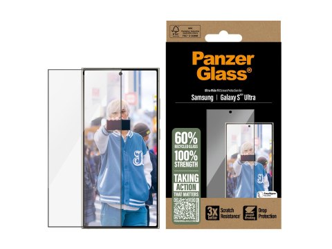 PanzerGlass Screen Protector Samsung Galaxy S25 Ultra | Ultra-Wide Fit | PanzerGlass