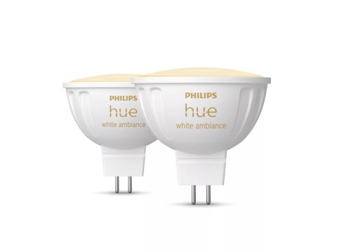 Philips Hue WA 12V MR16, 2pcs pack | GU5.3 | 5.1 W | Warm to cool white light