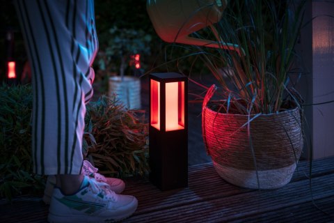 Philips Hue WCA Impress Outdoor Pedestal Lantern | Philips Hue