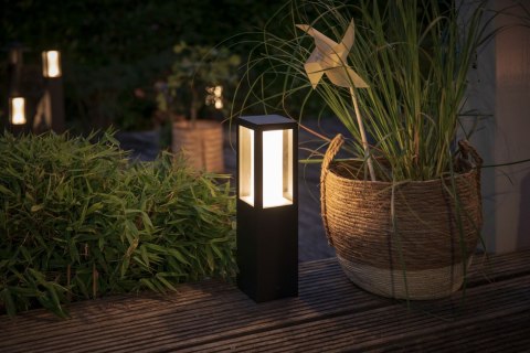 Philips Hue WCA Impress Outdoor Pedestal Lantern | Philips Hue