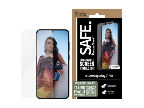 SAFE by PanzerGlass Screen Protector Samsung Galaxy S25 Plus | Ultra-Wide Fit w Aligner | PanzerGlass