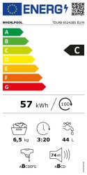 Whirlpool Washing Machine | TDLRB 65242BS EU/N | Energy efficiency class C | Top loading | Washing capacity 6.5 kg | 1200 RPM | 
