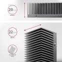 AXAGON Aluminum passive cooler for single and double-sided M.2 SSDs size 2280, height 24 mm | CLR-M2XT
