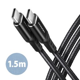 AXAGON Data and charging cable, 1.5 m | BUCM-CM15AB | USB Type C to USB Type C